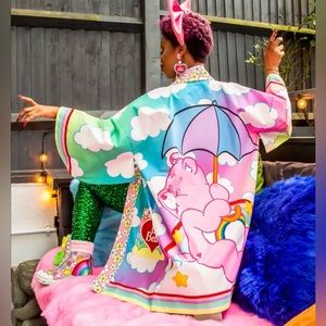 Very Rare Irregular Choice x Care Bears Rainbow "Cheer" Kimono